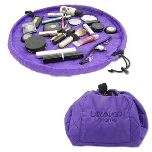🆕 NWOT LAY/N/GO Cosmo Traveling Cosmetic Case